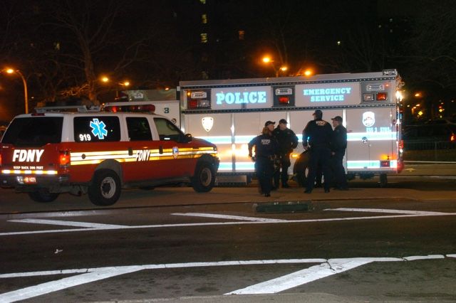 NYPD at the scene